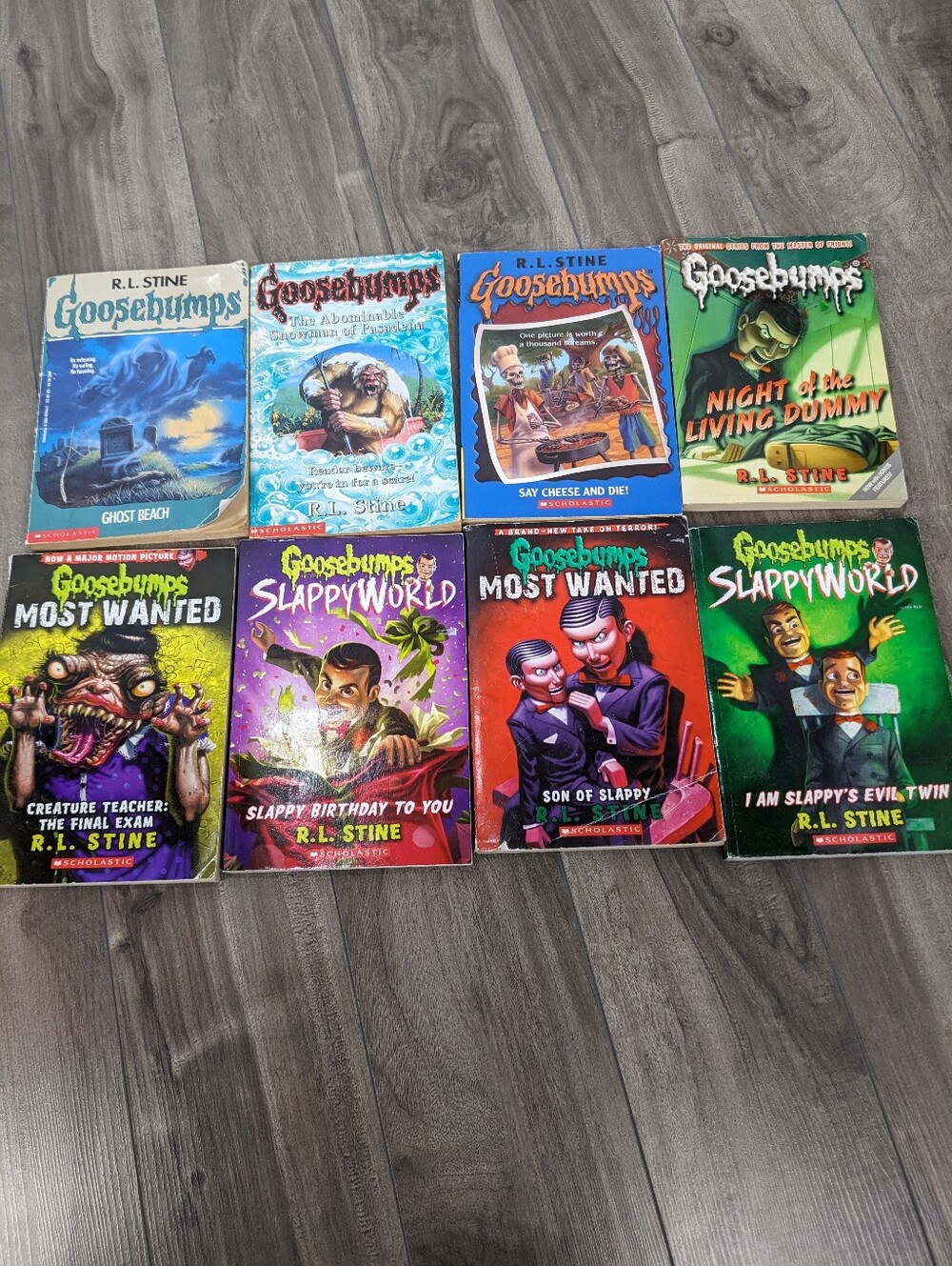 Goosebumps Book Set Of 8